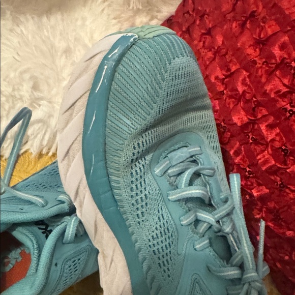Hoka Women's Teal Blue Athletic Shoes - Picture 6 of 7